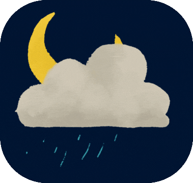 rainy night sky